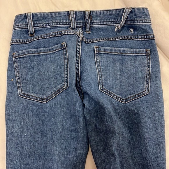 FREE PEOPLE DISTRESSED KNEE SKINNY JEANS - Size 25 - Picture 8 of 10